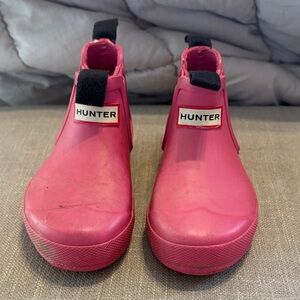 Hunter Kids Fuchsia Rain Boots